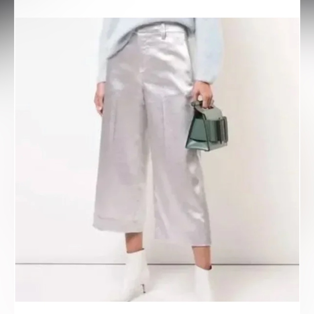 Vince Wide Leg Cropped Trousers